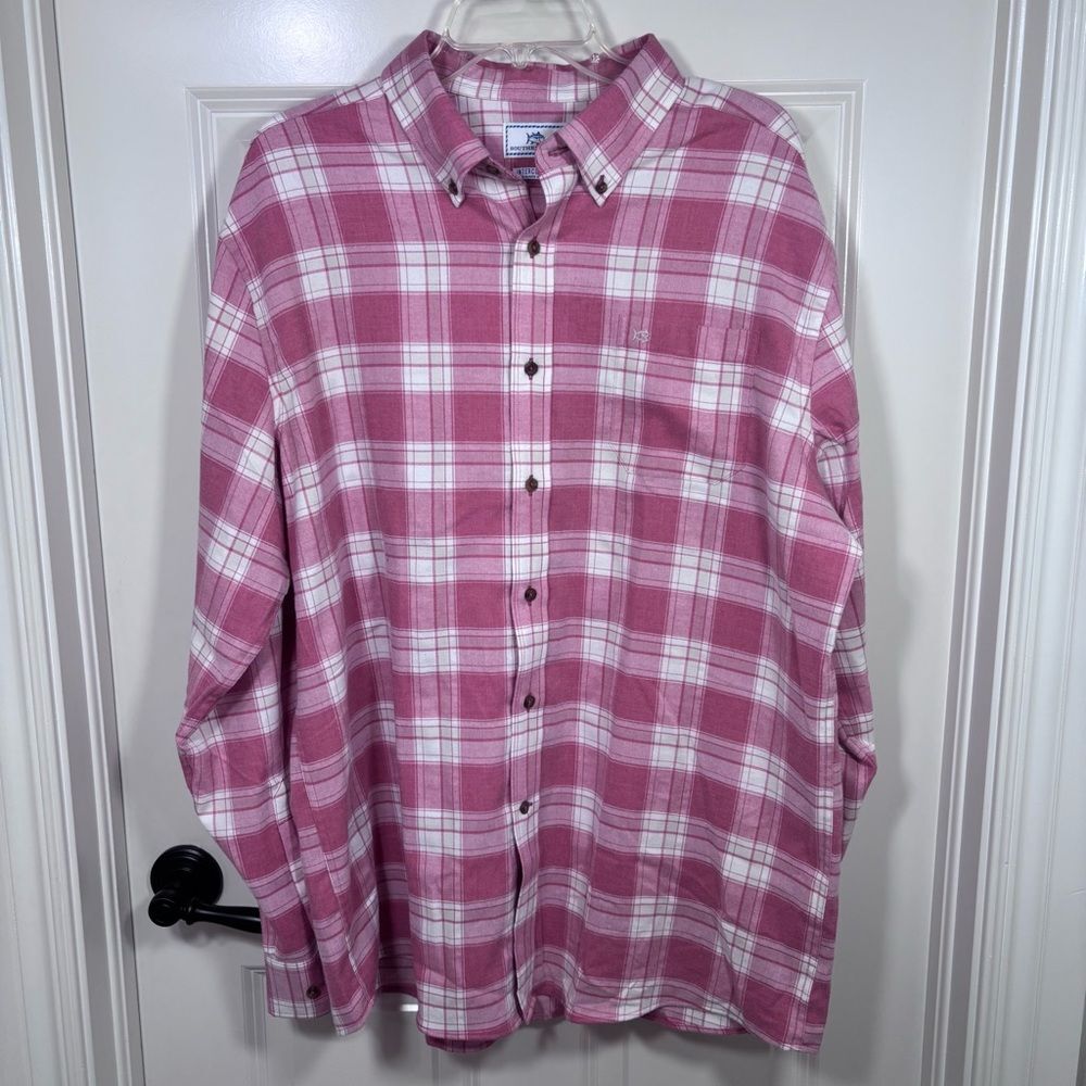 Southern Tide Intercoastal Long Sleeve Button Down Plaid Shirt Men’s XL